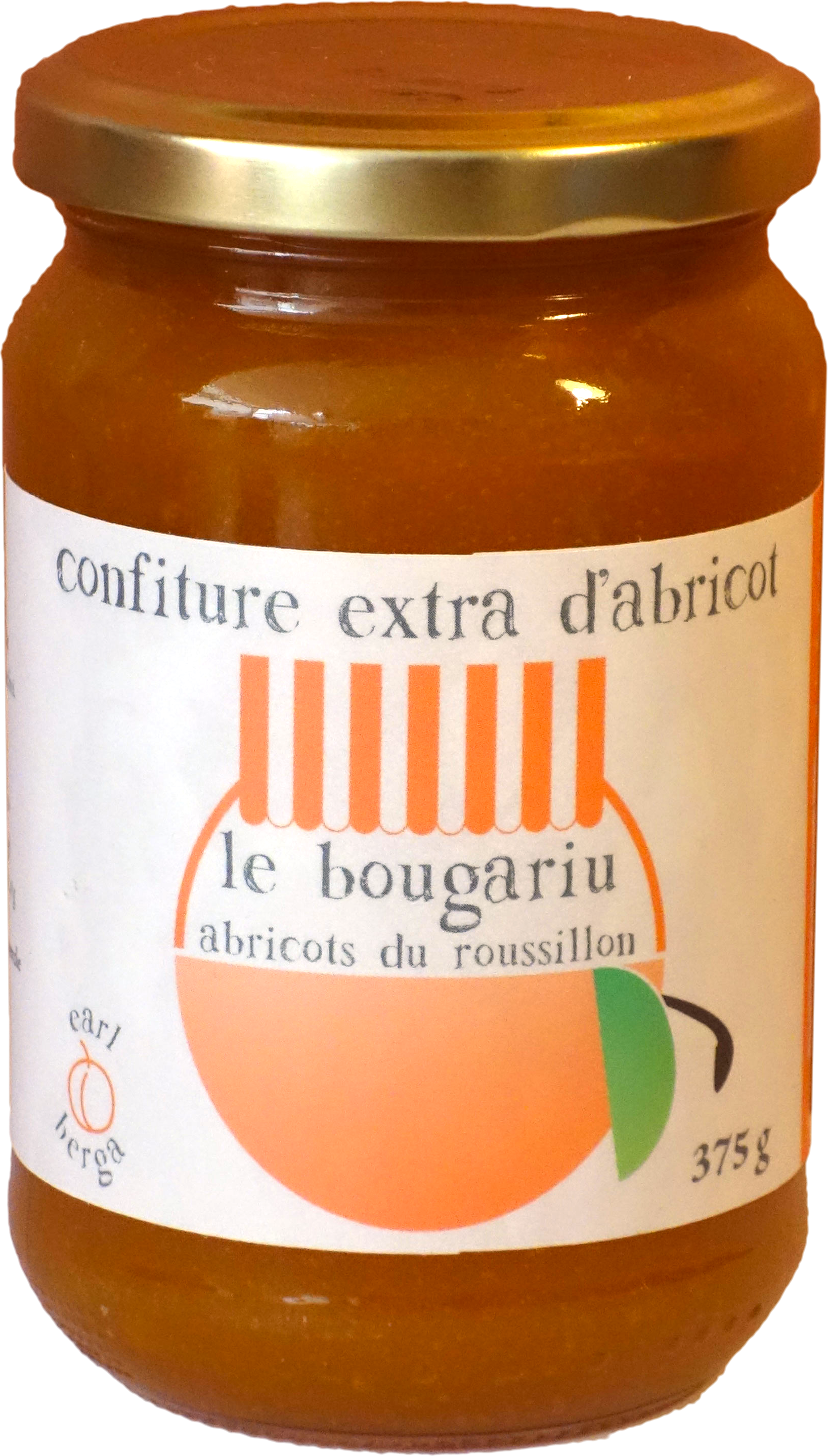 Confiture extra d’abricot du Roussillon Le Bougariu